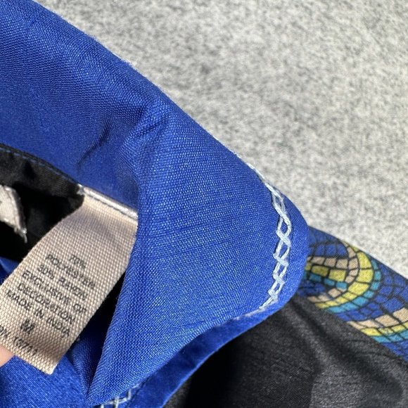 Marsh Landing Jacket Womens Medium Floral Embroidered Applique Patch Button up - Picture 5 of 15